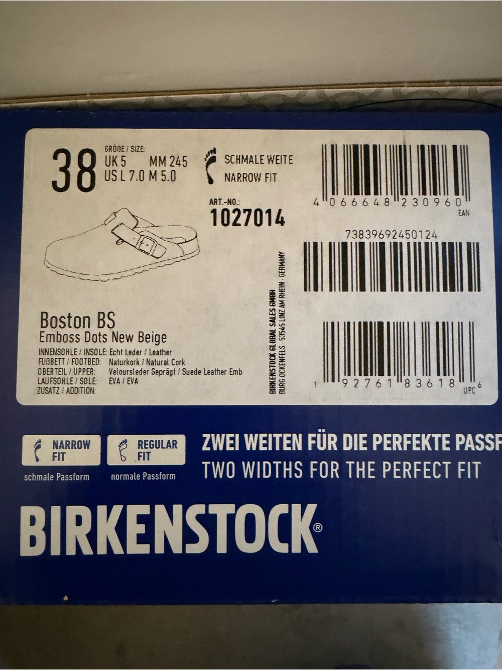 Birkenstock Boston beige suede 7 - Picture 10 of 12
